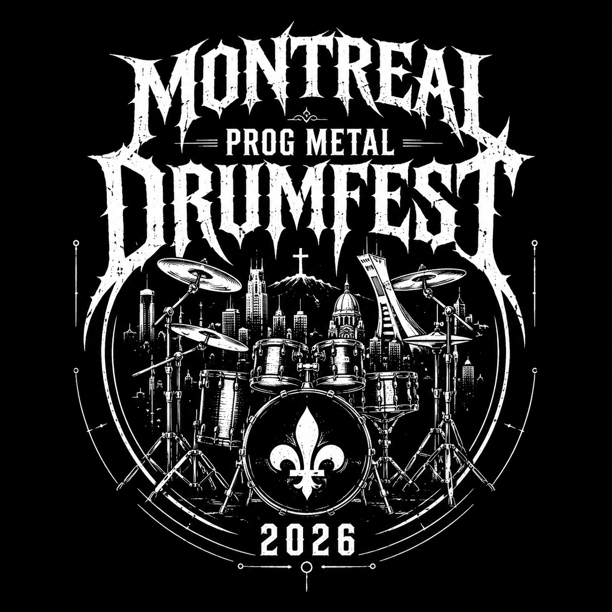 Montreal Progmetal Drumfest logo